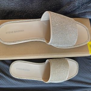 Steve Madden Joyous Nude Sandal/Slides
